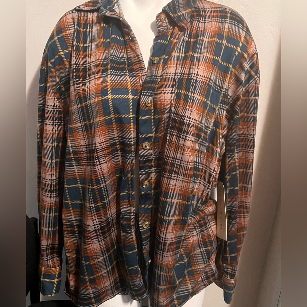 Flannel blouse